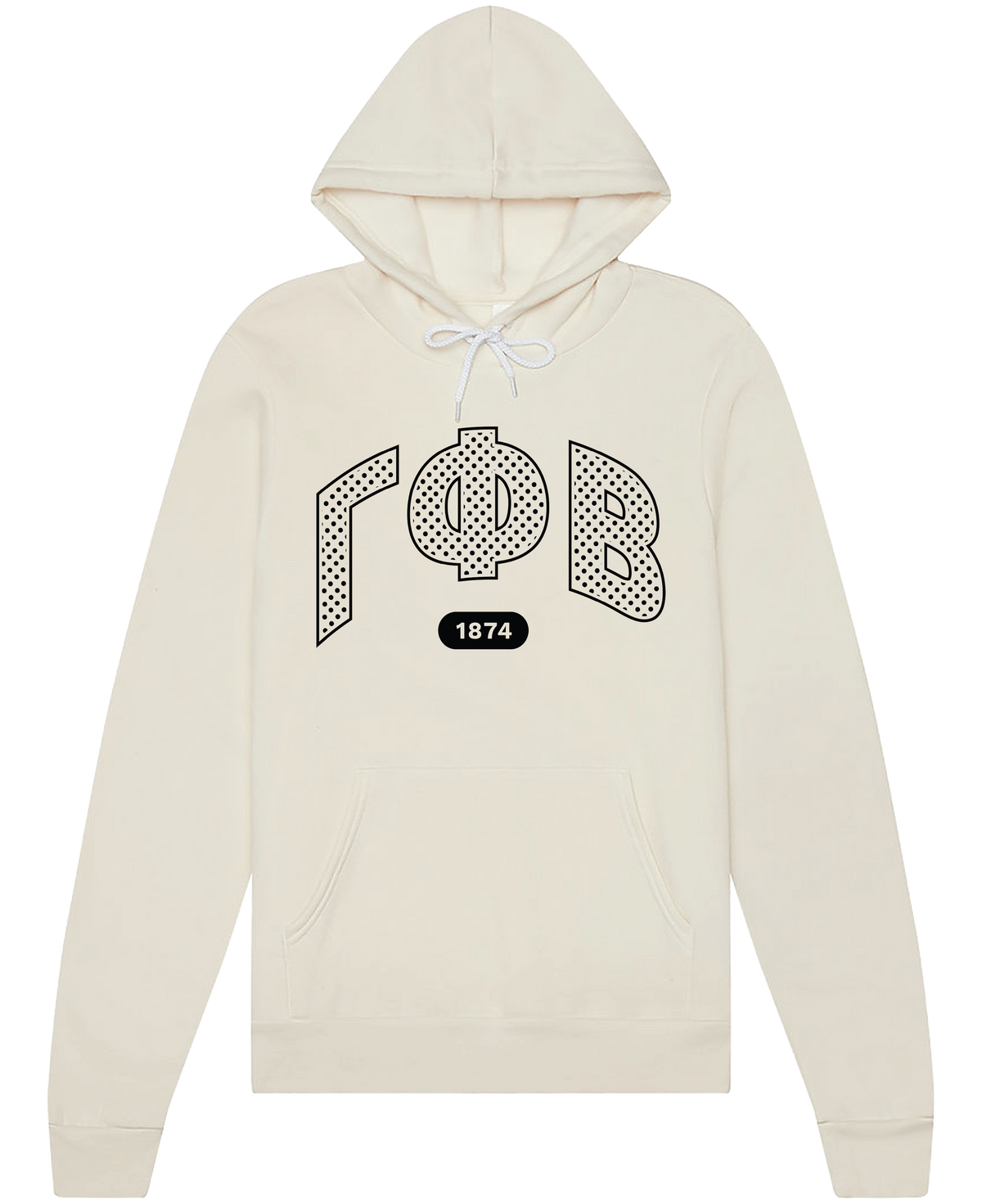 Gamma Phi Beta Varsity Polka Dot Hoodie