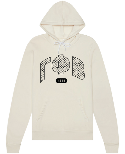 Gamma Phi Beta Varsity Polka Dot Hoodie