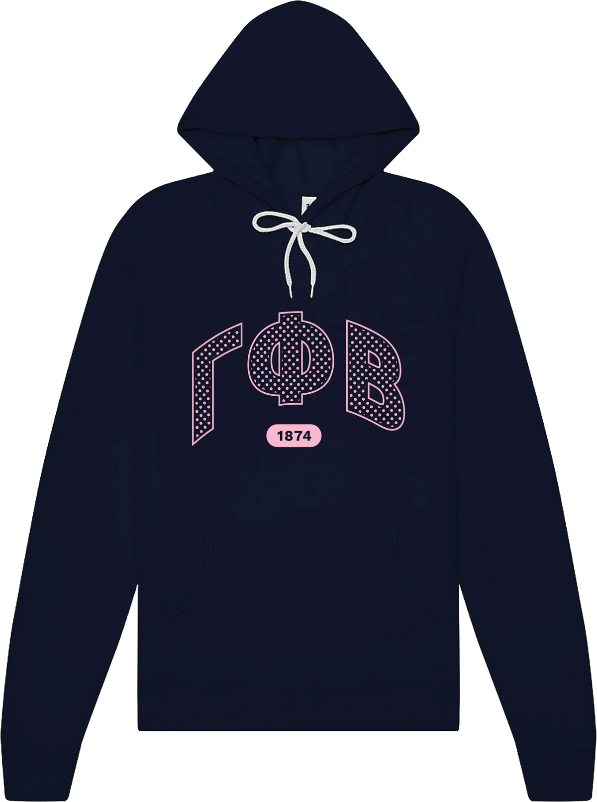 Gamma Phi Beta Varsity Polka Dot Hoodie
