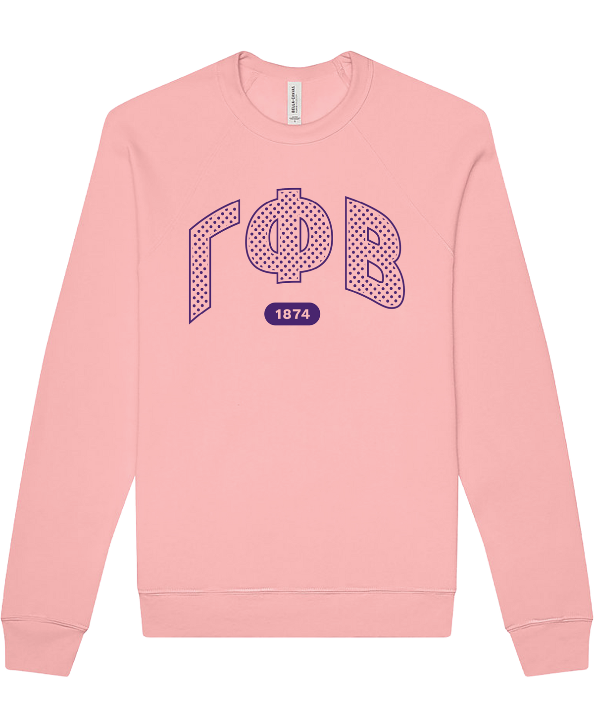 Gamma Phi Beta Varsity Polka Dot Crewneck