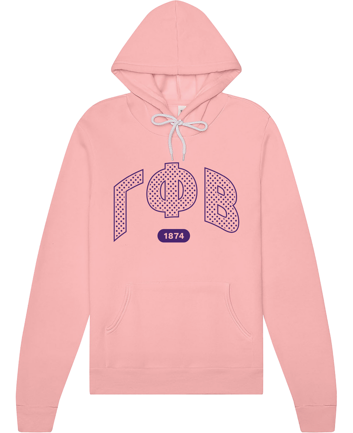 Gamma Phi Beta Varsity Polka Dot Hoodie