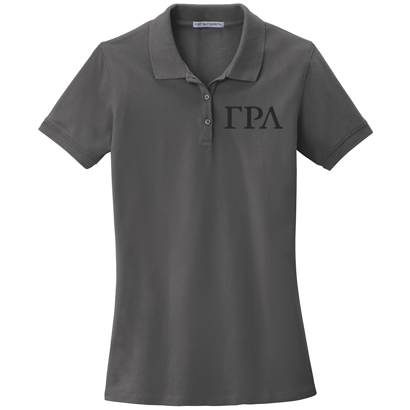 Gamma Rho Lambda Ladies' Embroidered Polo Shirt