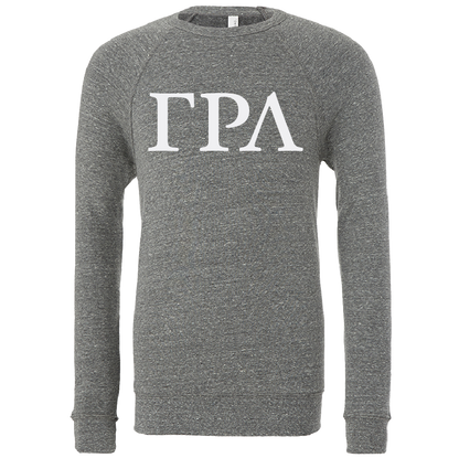 Gamma Rho Lambda Lettered Crewneck Sweatshirts