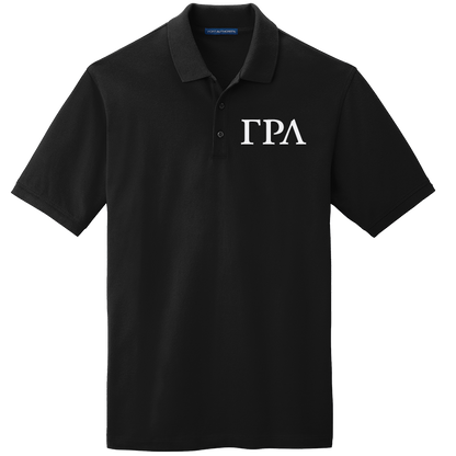 Gamma Rho Lambda Men's Embroidered Polo Shirt