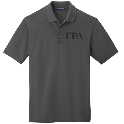 Gamma Rho Lambda Men's Embroidered Polo Shirt