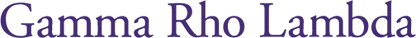 Gamma Rho Lambda Stickers