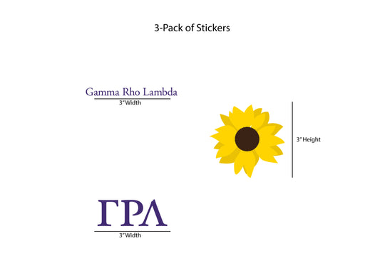 Gamma Rho Lambda Stickers