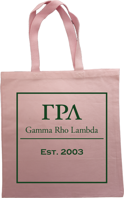 Gamma Rho Lambda Tote Bags