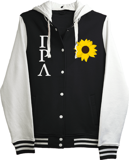 Gamma Rho Lambda Varsity Hooded Sweatshirt