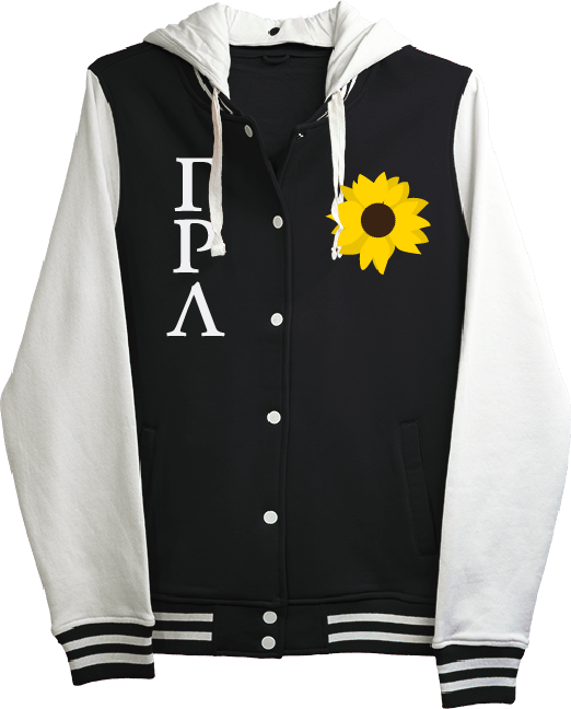 Gamma Rho Lambda Varsity Hooded Sweatshirt