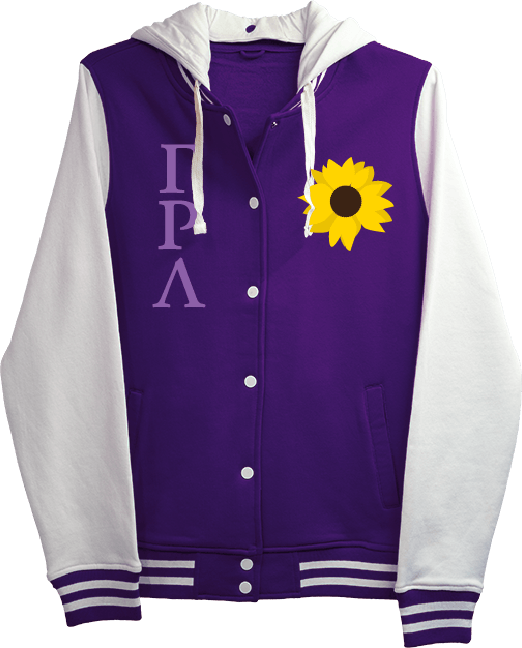 Gamma Rho Lambda Varsity Hooded Sweatshirt