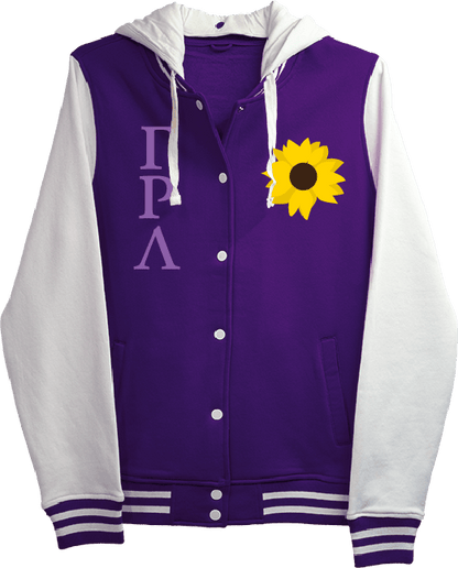 Gamma Rho Lambda Varsity Hooded Sweatshirt