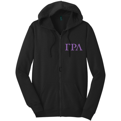 Gamma Rho Lambda Zip-Up Hooded Sweatshirts