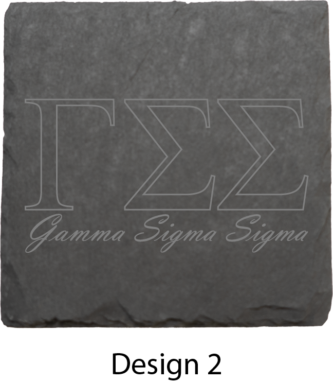 Gamma Sigma Sigma Stone Coasters - 4-Pack