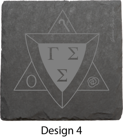 Gamma Sigma Sigma Stone Coasters - 4-Pack