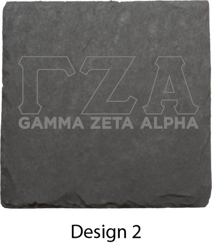 Gamma Zeta Alpha Stone Coasters - 4-Pack