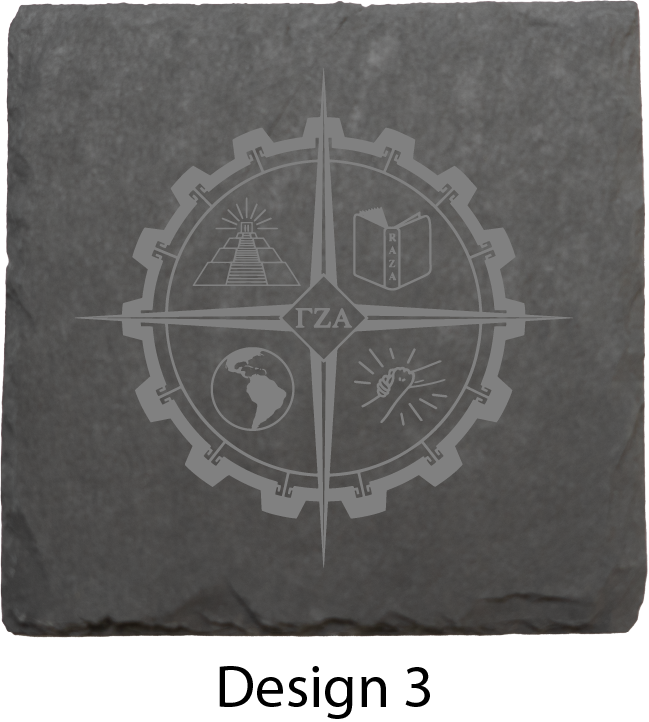 Gamma Zeta Alpha Stone Coasters - 4-Pack