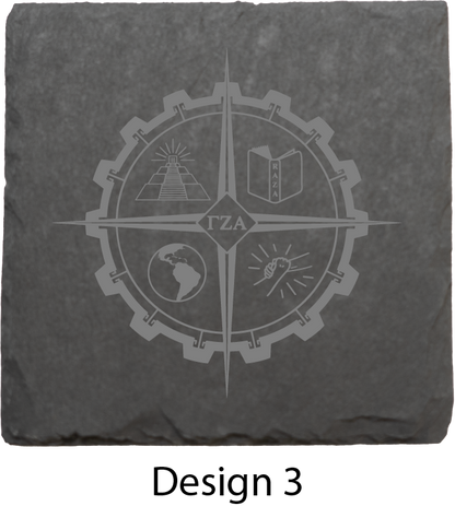 Gamma Zeta Alpha Stone Coasters - 4-Pack