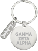 Gamma Zeta Alpha Name and Letters Keychains