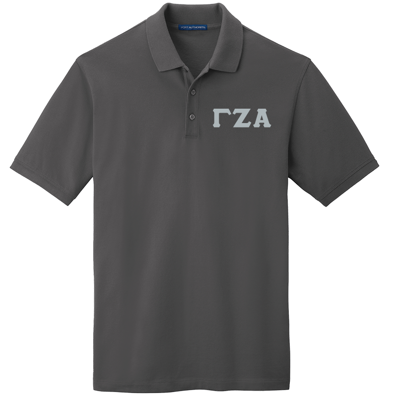 Gamma Zeta Alpha Men's Embroidered Polo Shirt