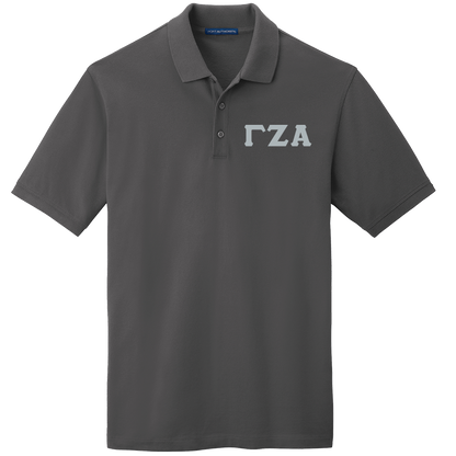 Gamma Zeta Alpha Men's Embroidered Polo Shirt