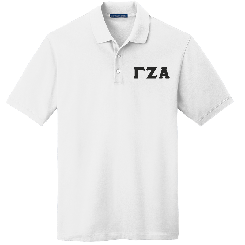 Gamma Zeta Alpha Men's Embroidered Polo Shirt