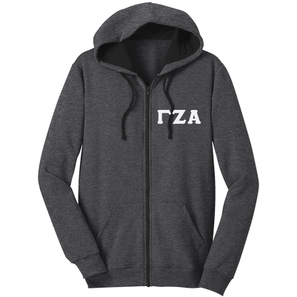 Gamma Zeta Alpha Zip-Up Hooded Sweatshirts