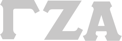 Gray 'GZA' logo on a white background