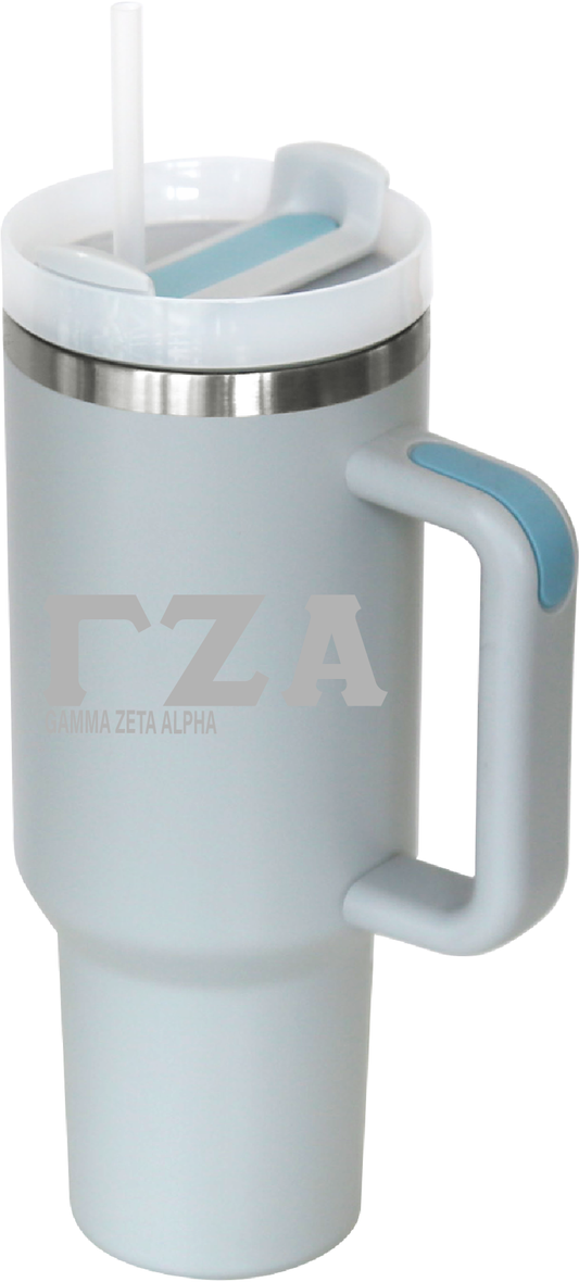Gamma Zeta Alpha Lettered 40oz Tumblers