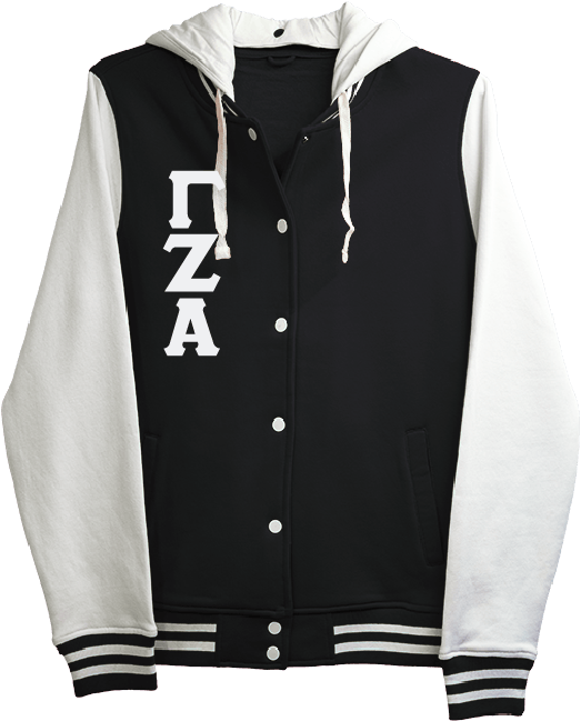 Gamma Zeta Alpha Varsity Hooded Sweatshirt