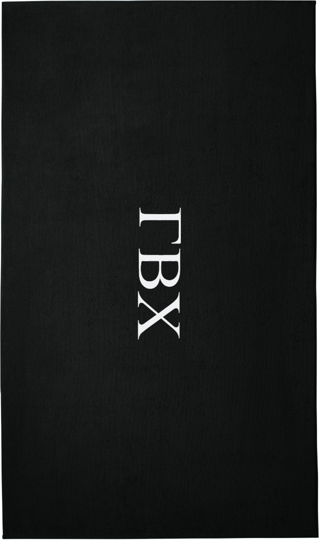 Gamma Beta Chi Lettered Beach Towels