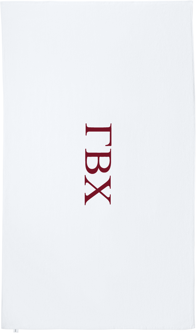 Gamma Beta Chi Lettered Beach Towels