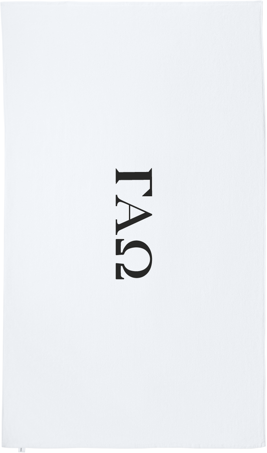 Gamma Beta Chi Lettered Beach Towels
