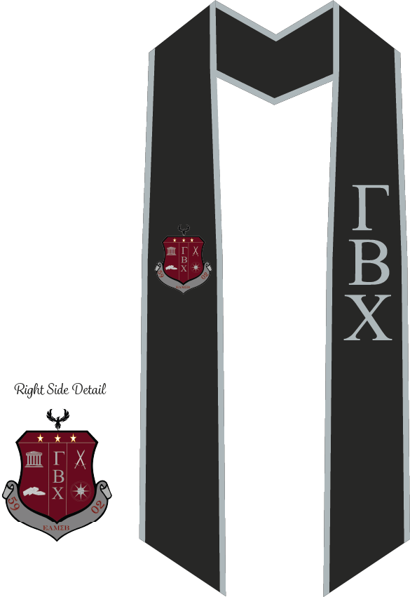 Gamma Beta Chi Graduation Stoles