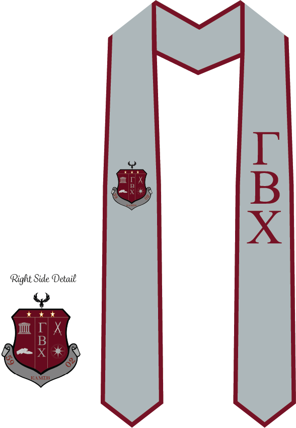 Gamma Beta Chi Graduation Stoles