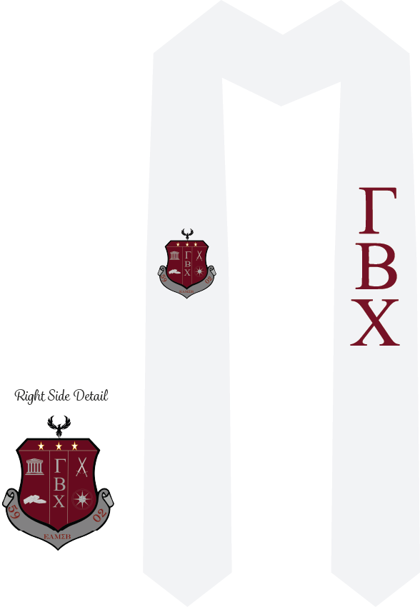 Gamma Beta Chi Graduation Stoles