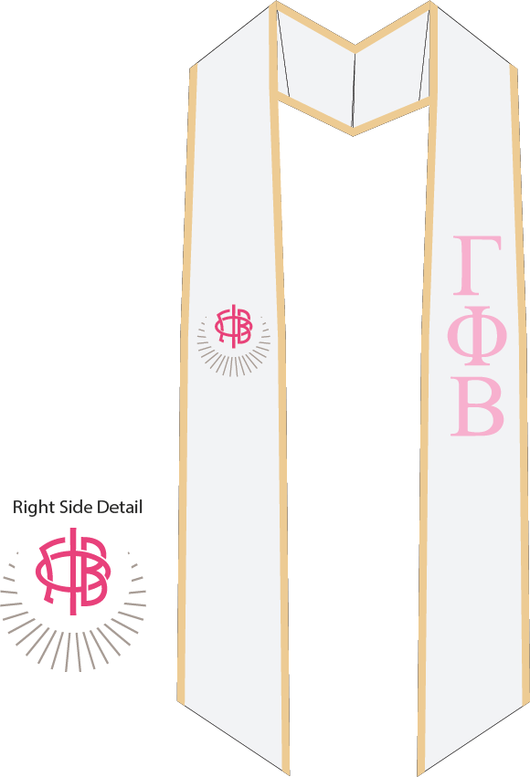 Gamma Phi Beta Graduation Stoles