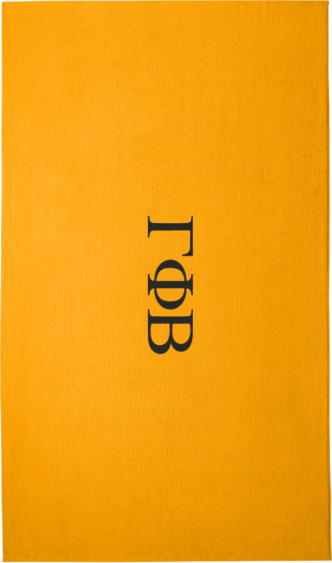 Gamma Phi Beta Lettered Beach Towels
