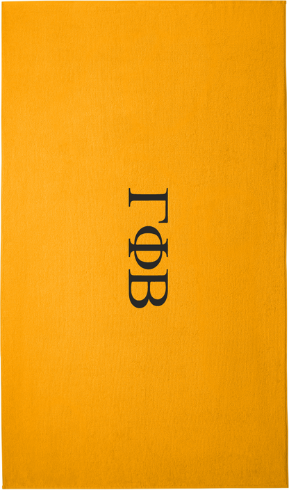 Gamma Phi Beta Lettered Beach Towels