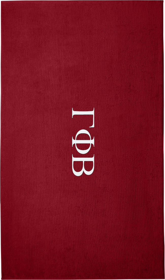 Gamma Phi Beta Lettered Beach Towels