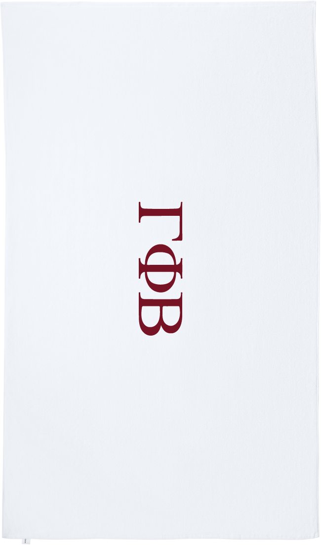 Gamma Phi Beta Lettered Beach Towels