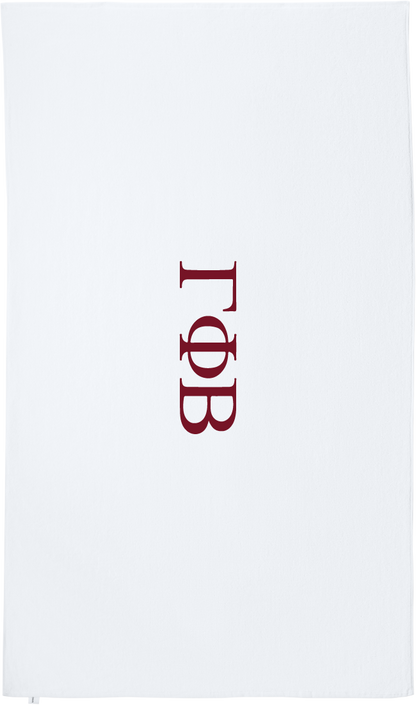 Gamma Phi Beta Lettered Beach Towels