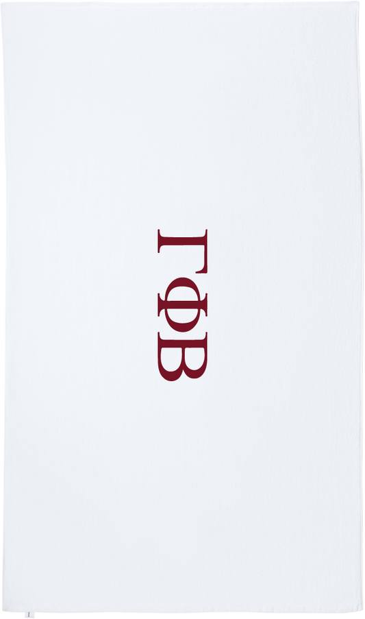 Gamma Phi Beta Lettered Beach Towels