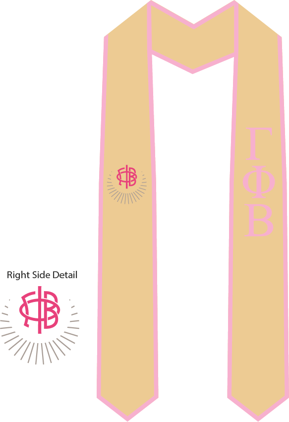 Gamma Phi Beta Graduation Stoles