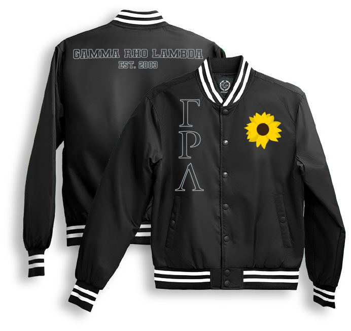 Gamma Rho Lambda Bomber Jackets