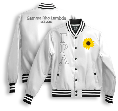 Gamma Rho Lambda Bomber Jackets