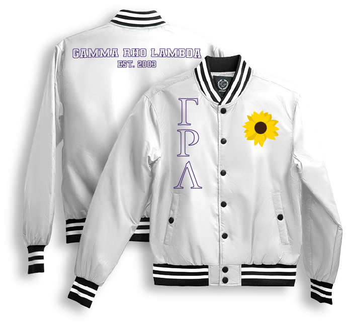 Gamma Rho Lambda Bomber Jackets