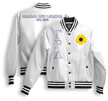 Gamma Rho Lambda Bomber Jackets