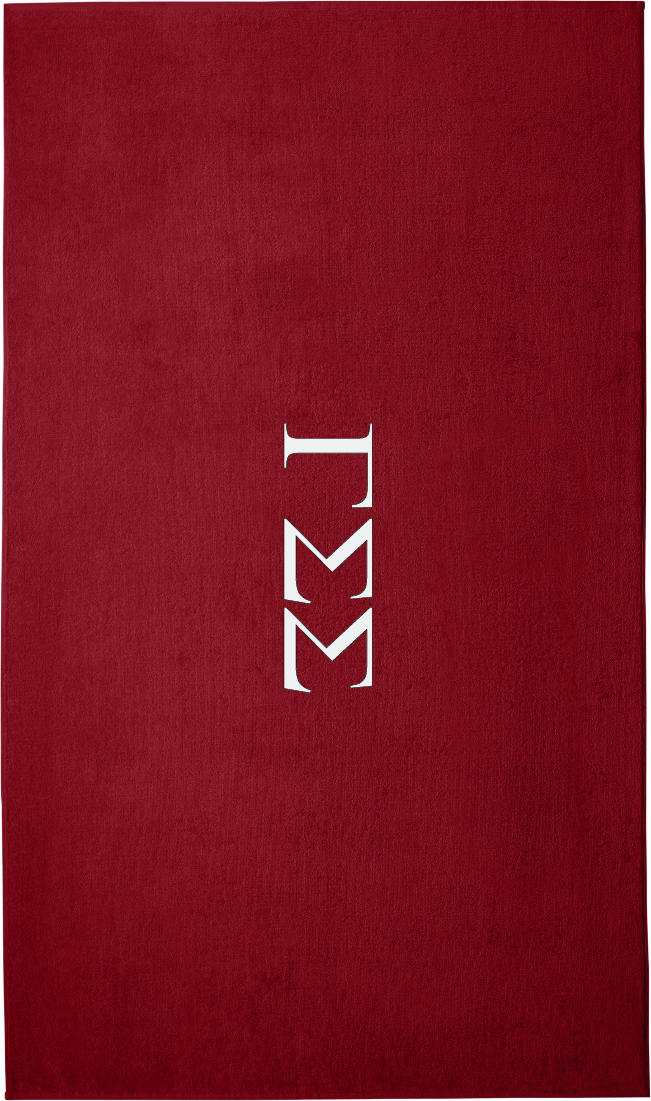 Gamma Sigma Sigma Lettered Beach Towels
