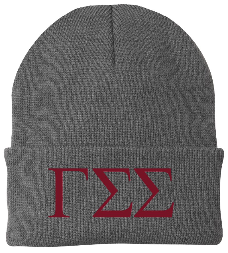 Gamma Sigma Sigma Lettered Beanies